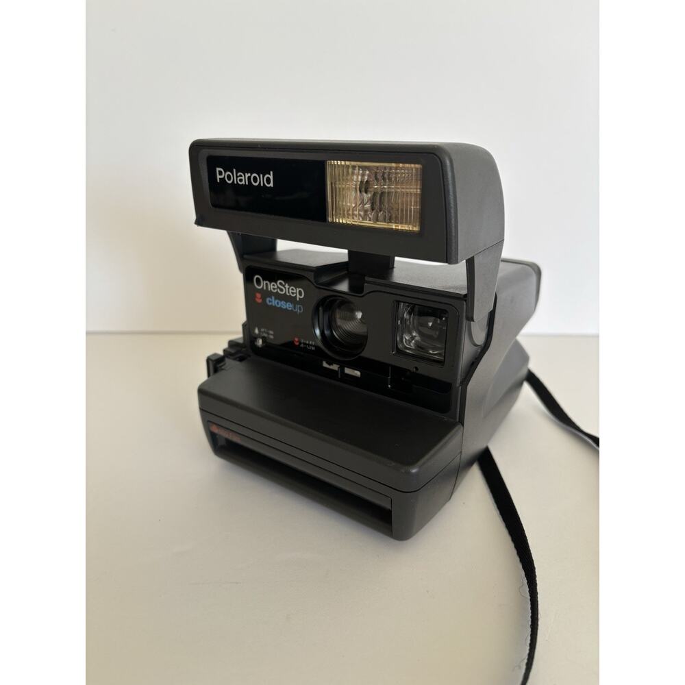 Vintage Polaroid One Step Close Up Instant Film Camera With Strap Tested